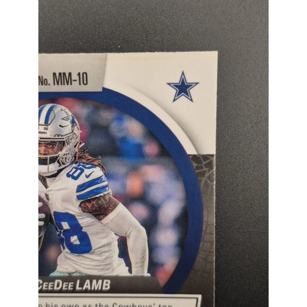 2023 Panini Mosaic CeeDee Lamb #MM-10  No Huddle Silver Disco Prizm Cowboys